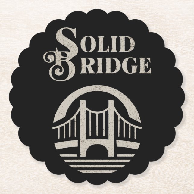 PORTA-COPO DE PAPEL SOLID BRIDGE (Frente)