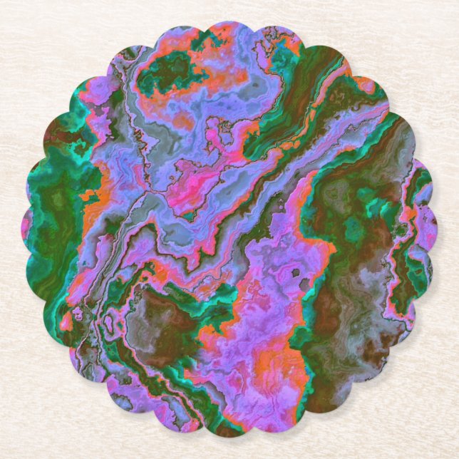 Porta-copo De Papel Sour Marble (Frente)