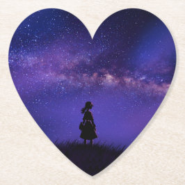 Porta-copo De Papel Sozinha e Starry Night