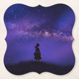 Porta-copo De Papel Sozinha e Starry Night