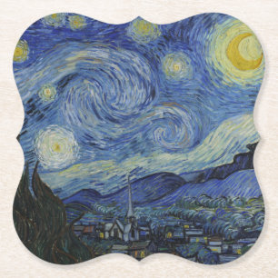 Porta-copo De Papel Starry Night & Van Gogh /famosa arte de vintage
