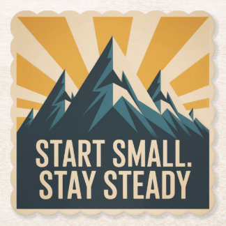 Porta-copo De Papel Start Small. Stay Steady