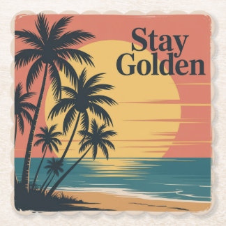 Porta-copo De Papel Stay Golden