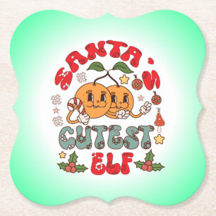 Porta-copo De Papel Sublimação Elf Mais papai noel - 80881