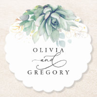 Suculentas Folhagem Elegante Moderno