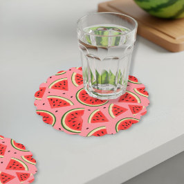 Porta-copo De Papel Summer Party Cardboard Coasters - Set of 6 