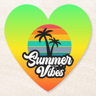 Porta-copo De Papel Summer Vibes Lago Tropical Scene-32922