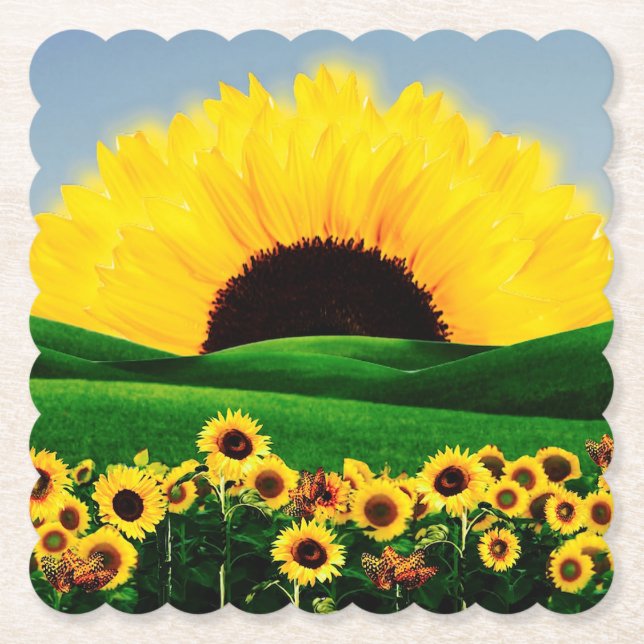 PORTA-COPO DE PAPEL SUNFLOWER HILL (Frente)