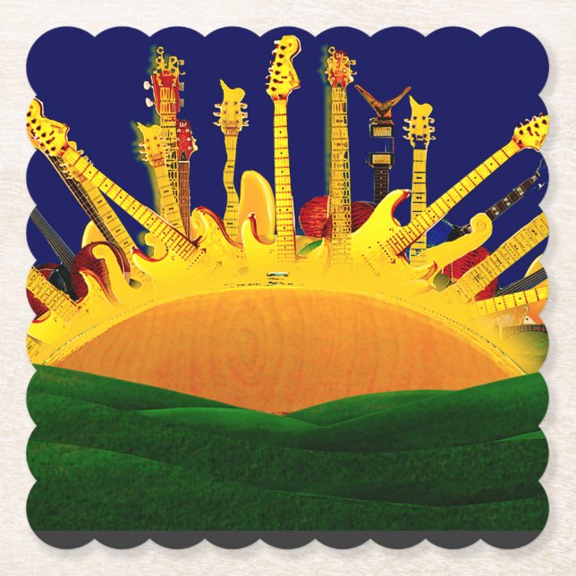 PORTA-COPO DE PAPEL SUNSET ELÉTRICO! (Frente)