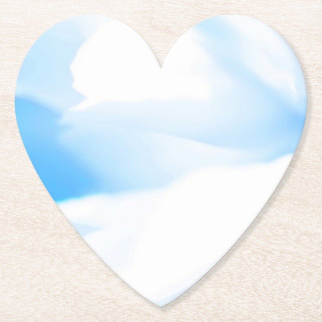 Porta-copo De Papel Suporte de Papel de Flor de Nuvem (Frente)