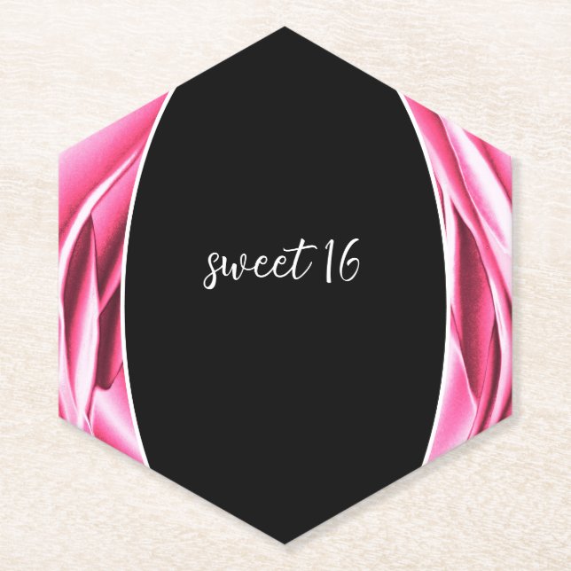 Porta-copo De Papel Suporte de papel rosa rosa rosa (Frente)