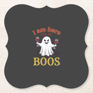 Porta-copo De Papel Ta Aqui Boos Halloween Fantasma Copos de Vinho Ara