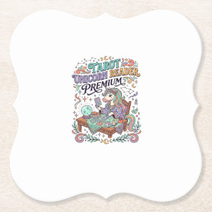 Porta-copo De Papel Taro Unicórnio Leitor de Unicórnio Premium Kawaii 
