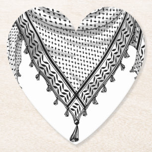 Porta-copo De Papel Tecido Tradicional do Keffiyeh Scarf Palestino
