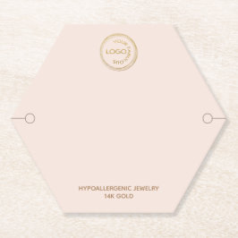 Porta-copo De Papel Tela simples da pulseira com logotipo em pincel