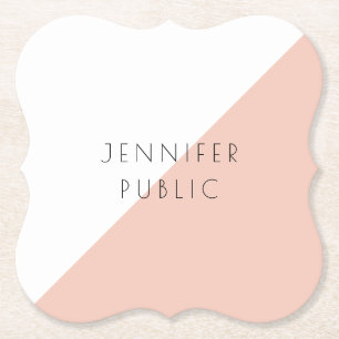 Porta-copo De Papel Tendência de Modelo Simples Elegante Moderno Perso