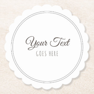 Porta-copo De Papel Tendência Simples de Vintage de Produto Fabricado