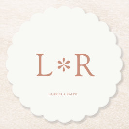 Porta-copo De Papel Terracotta | Casal Chic Simples