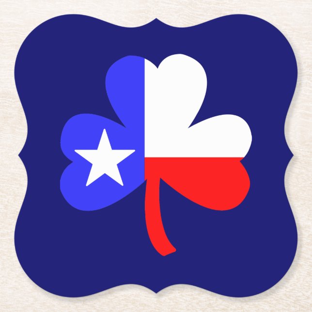 Porta-copo De Papel Texas Clover (Frente)