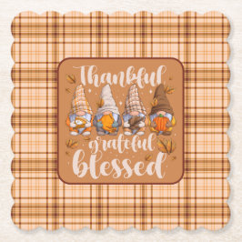 Porta-copo De Papel Thankful Gnomes – Autumn Blessings