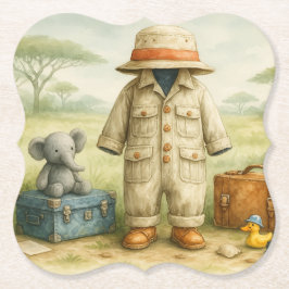 Porta-copo De Papel The Little Explorer | Safari Adventure Baby Shower