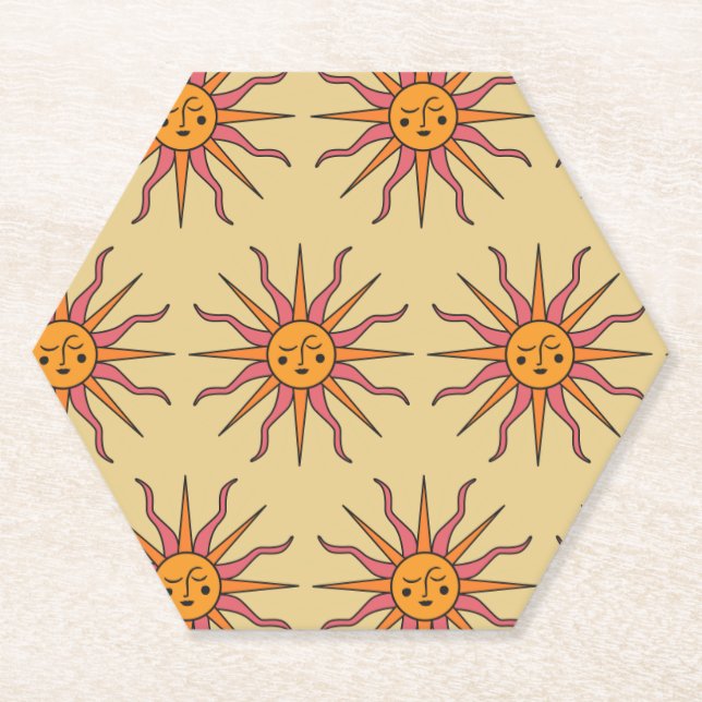 Porta-copo De Papel The Sun - Tarot (Frente)