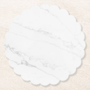 Porta-copo De Papel Toalha de Papel de Mármore Branco Simples Moderno