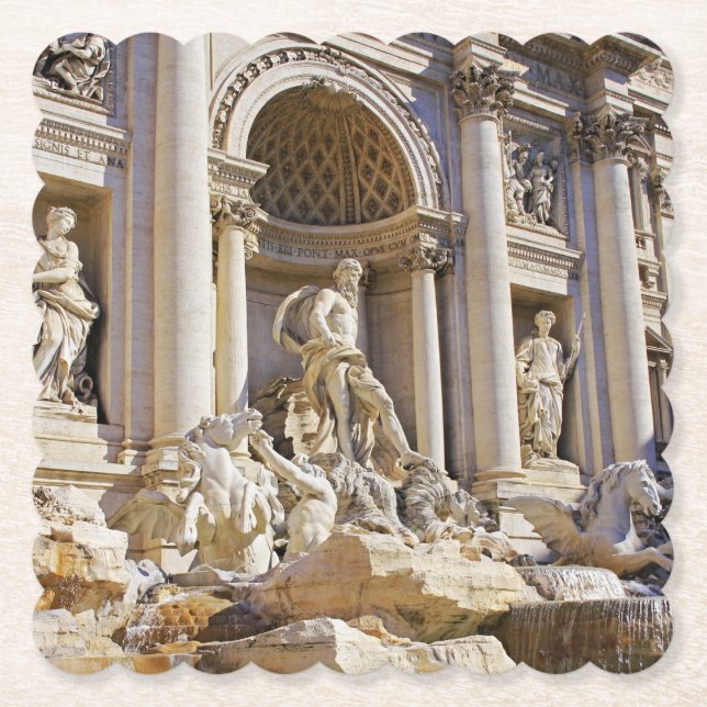 Porta-copo De Papel Trevi fountain (Frente)
