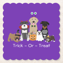 Porta-copo De Papel Trick Ou Tratar Pets Figurinos De Halloween