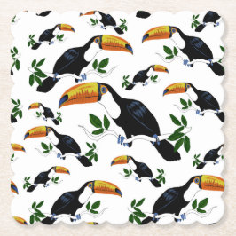 Porta-copo De Papel Tucanos Tropicais - Selva Divertida