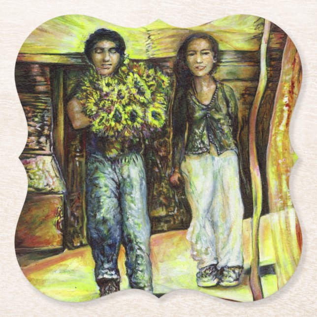 Porta-copo De Papel Uma Fase de ChapeI Sistina de um ChaIIenge (Frente)