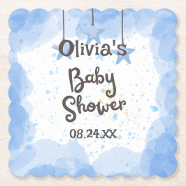 Porta-copo De Papel Uma Ponta do Sol: Aquarela Personalizada