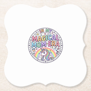 Porta-copo De Papel Unicorn Na Minha Camiseta Divertida da Era Mágica