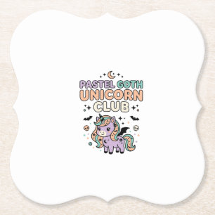 Porta-copo De Papel Unicórnio Pastel Goth Unicórnio Clube Gráfico Mode