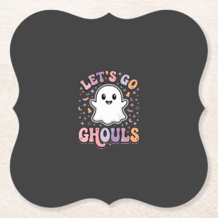 Porta-copo De Papel Vamos Lá Espíritos Halloween Fantasma Fofo Design
