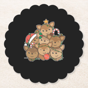 Porta-copo De Papel Velho Natal Árvore Engraçado Natal