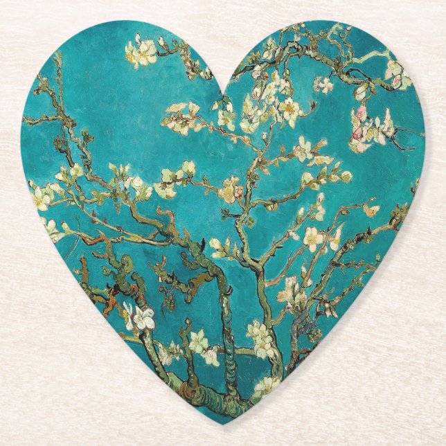 Porta-copo De Papel Vincent Van Gogh Blossoming Almond Tree (Frente)