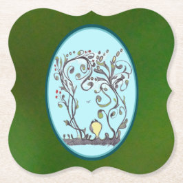 Porta-copo De Papel Vinhas primaveras Só Querem Divertir-Se