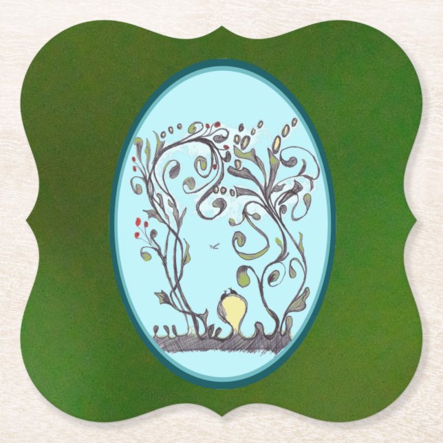 Porta-copo De Papel Vinhas primaveras Só Querem Divertir-Se (Frente)