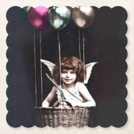 Porta-copo De Papel Vintage Cupid