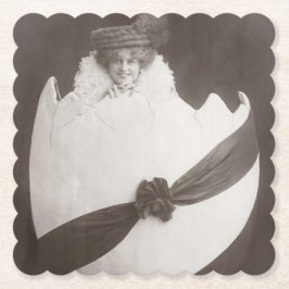 Porta-copo De Papel Vintage - Dama de Ovos de Páscoa
