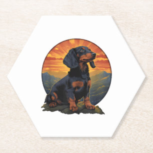 Porta-copo De Papel Vintagem retrógrada do amante de animais de estima
