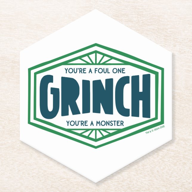 Porta-copo De Papel Você é um Grinch Repulsivo (Frente)