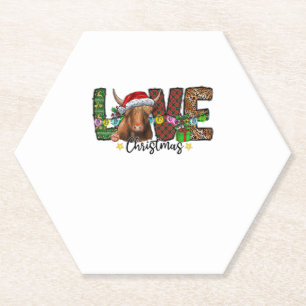 Porta-copo De Papel Western Love Scottish Cow Highland Cattl