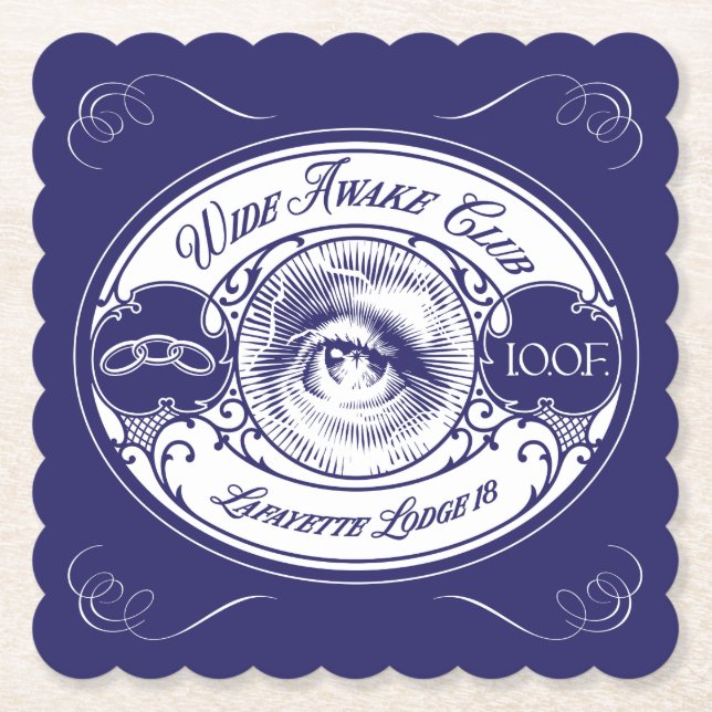Porta-copo De Papel Wide Awake Club Coaster (Frente)