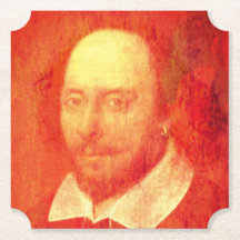 William Shakespeare - Coaster de bebidas de papel