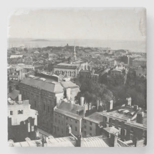 Porta-copo De Pedra 1859: Uma vista de Boston que olha sul