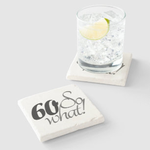 Porta-copo De Pedra 60, então, o Funny cita 60º aniversário