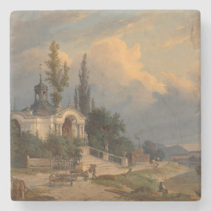 Porta-copo De Pedra A Capela do Johannes Nepomuk sobre o Schanzel