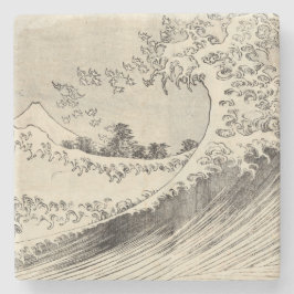 Porta-copo De Pedra A Grande Onda (por Katsushika Hokusai)